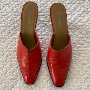 Bene Trovato Vien Orange Mule Slide Size 11M